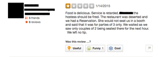 Illustration for article titled Horrible Customer Calls Host "Retarded," Brags About Leaving No Tip